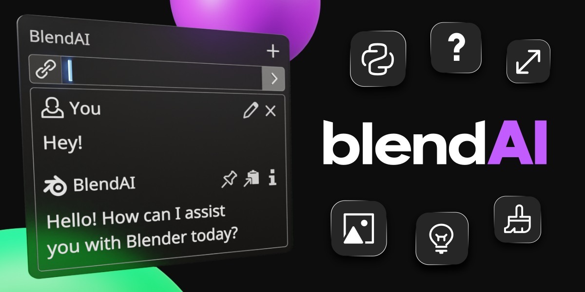 BlendAI addon thumbnail