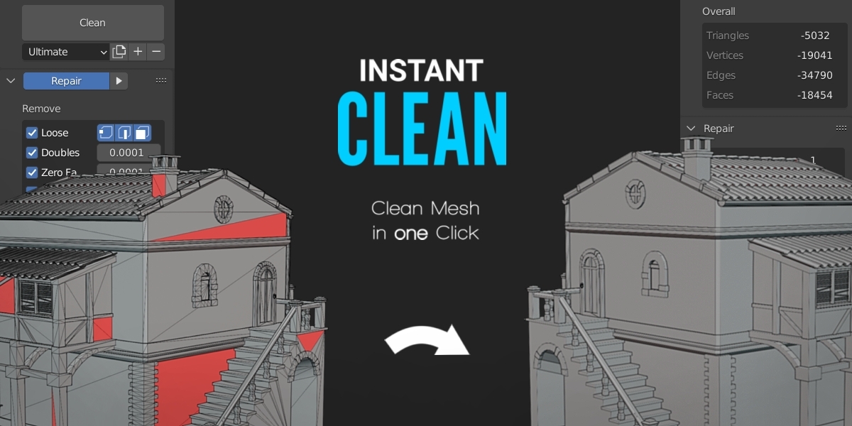 Instant Clean addon thumbnail